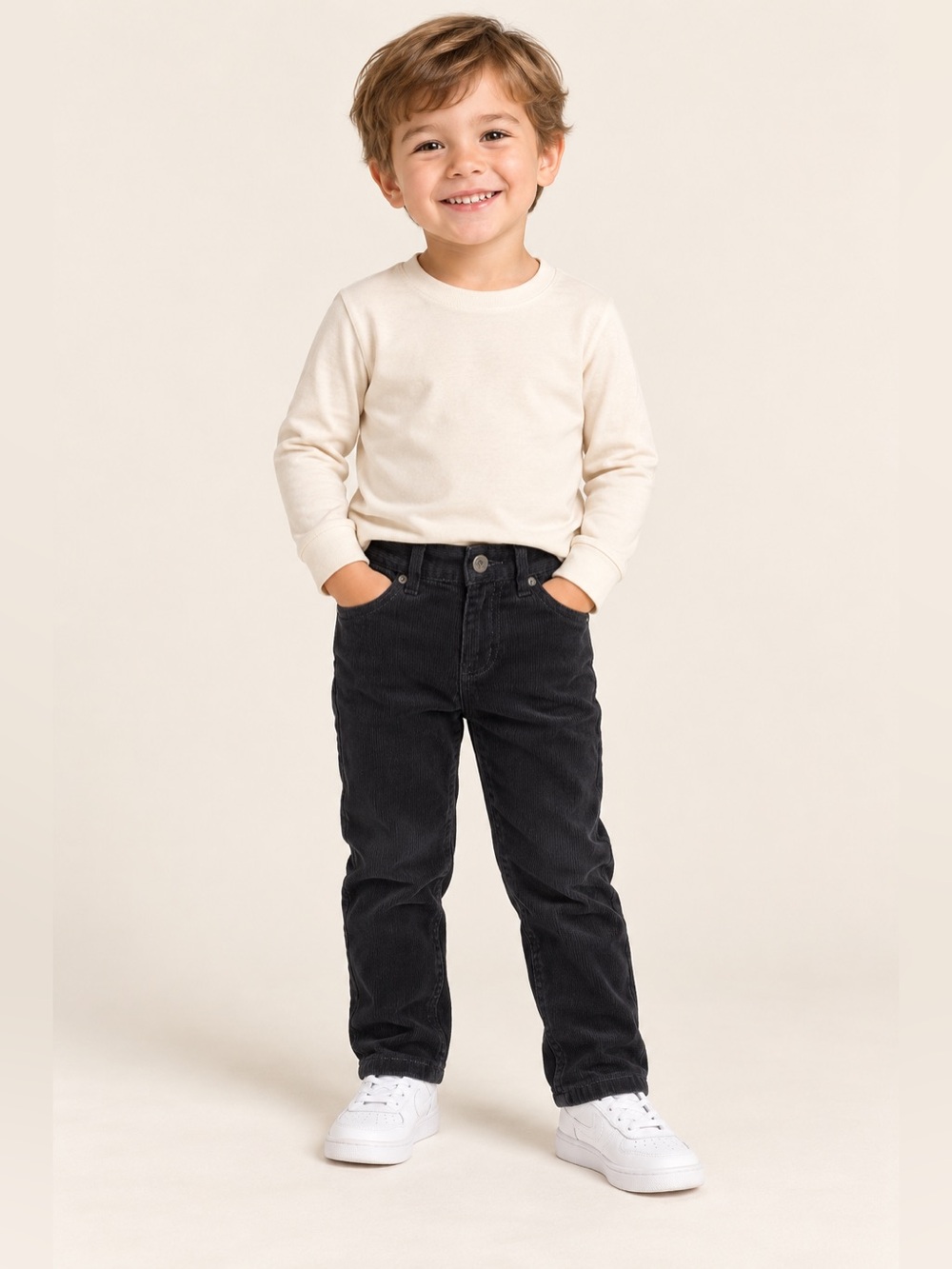 The Children’s Place Boys Black Corduroy Pants 3T